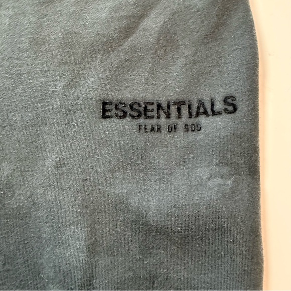 Essentials Men's Black Sweatpants - Picture 2 of 4